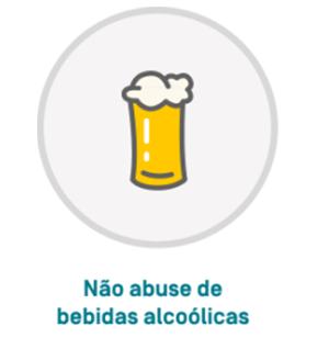 Não abuse de bebida alcoólicas