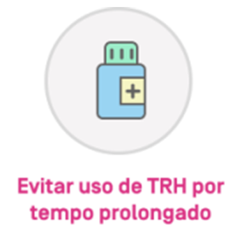 Evitar uso de TRH por tempo prolongado